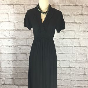 BCBG Maxazria empire waist black dress